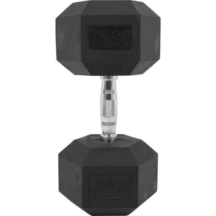 Hexagon Gummi Studio Hantel 2-50 KG - Gorilla Sports Schweiz