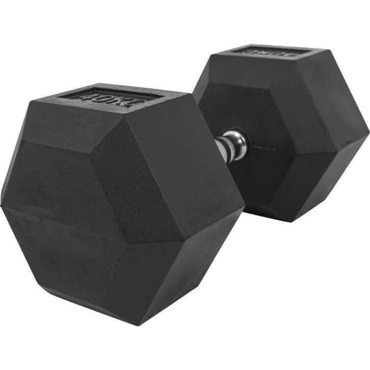 Hexagon Gummi Studio Hantel 2-50 KG - Gorilla Sports Schweiz