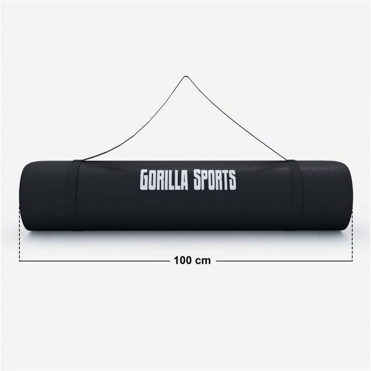 Yogamatte in verschiedenen Farben 190x100x1.5 cm - Gorilla Sports Schweiz