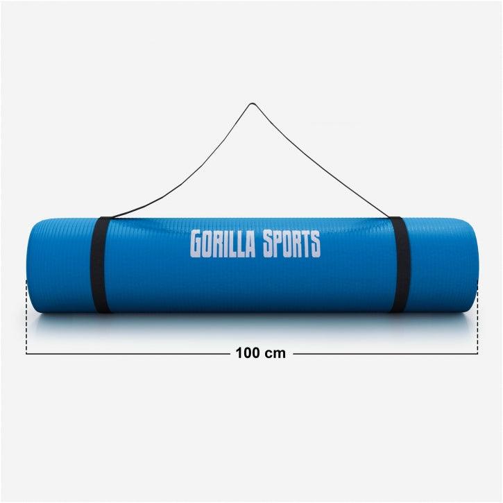 Yogamatte in verschiedenen Farben 190x100x1.5 cm - Gorilla Sports Schweiz