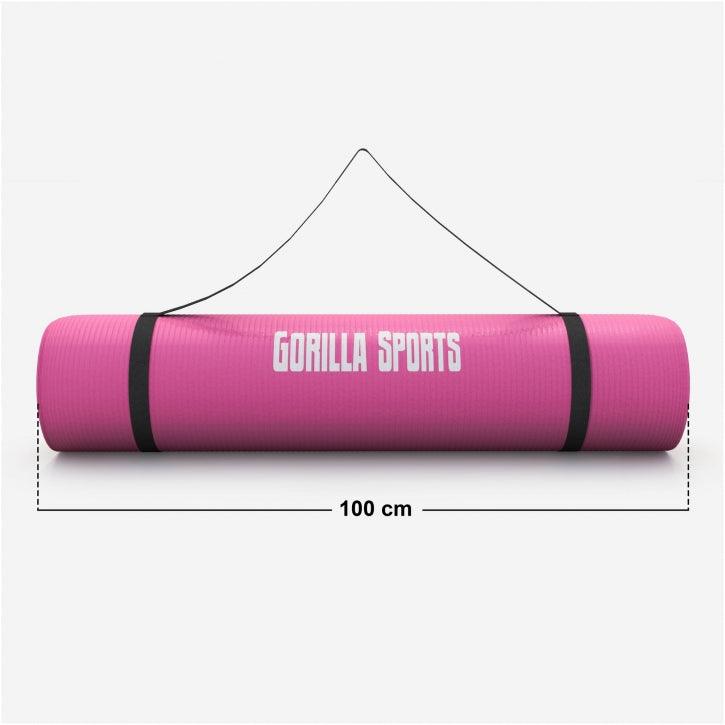 Yogamatte in verschiedenen Farben 190x100x1.5 cm - Gorilla Sports Schweiz