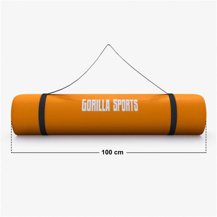 Yogamatte in verschiedenen Farben 190x100x1.5 cm - Gorilla Sports Schweiz