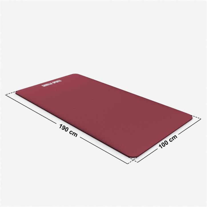 Yogamatte in verschiedenen Farben 190x100x1.5 cm - Gorilla Sports Schweiz