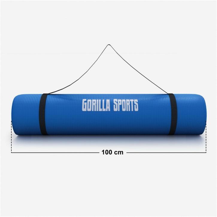 Yogamatte in verschiedenen Farben 190x100x1.5 cm - Gorilla Sports Schweiz