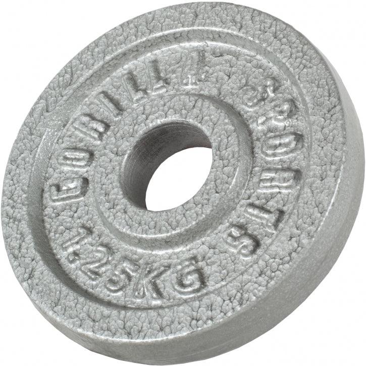 Hantelscheibe Guss Silber 0.5-30 KG - Gorilla Sports Schweiz