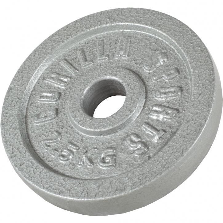 Hantelscheibe Guss Silber 0.5-30 KG - Gorilla Sports Schweiz