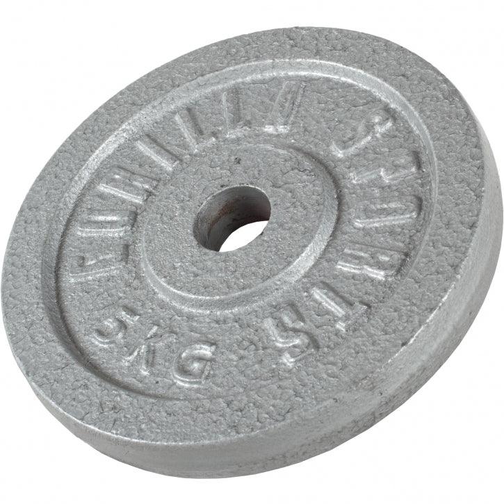 Hantelscheibe Guss Silber 0.5-30 KG - Gorilla Sports Schweiz