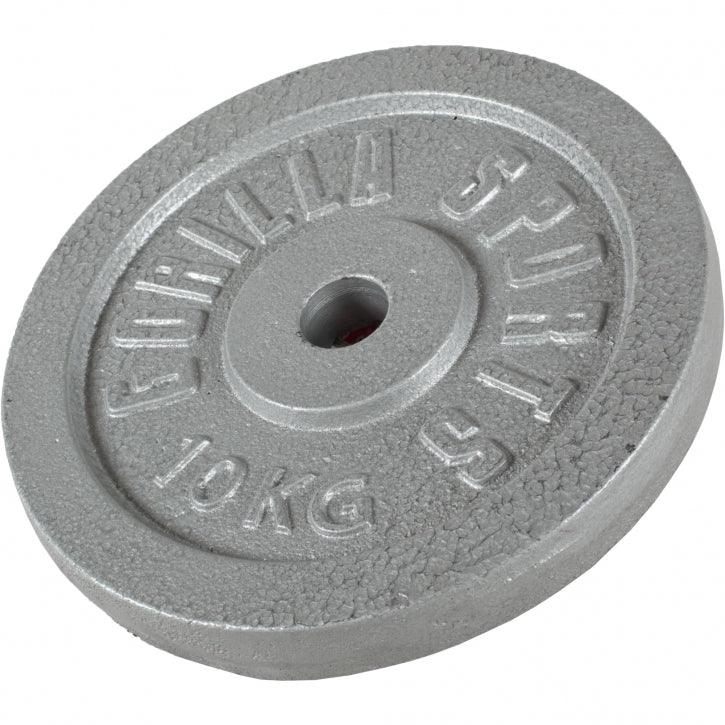 Hantelscheibe Guss Silber 0.5-30 KG - Gorilla Sports Schweiz