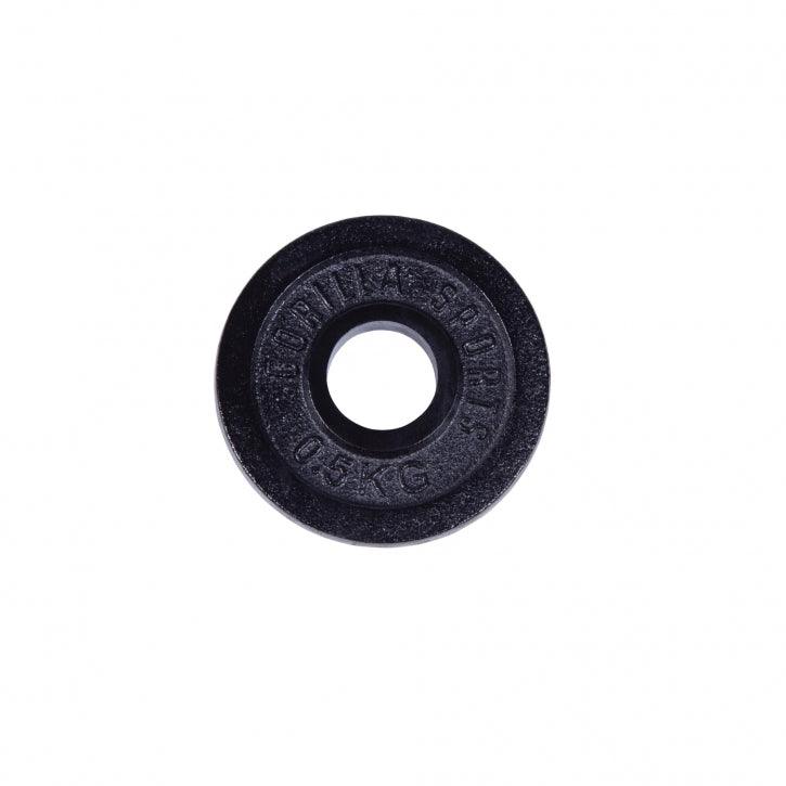 Hantelscheibe Guss Schwarz 0.5-30 KG - Gorilla Sports Schweiz