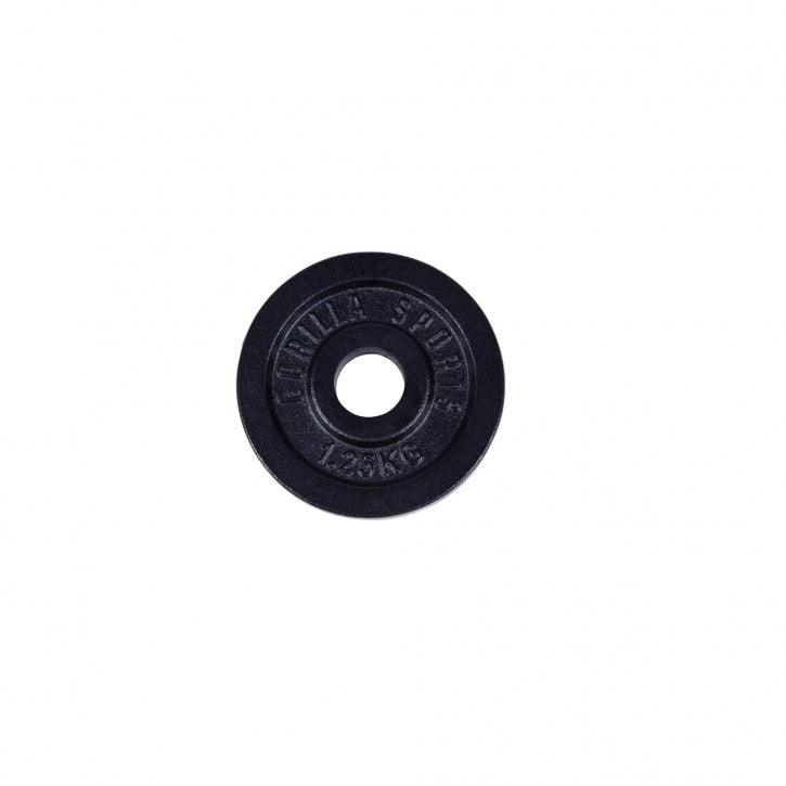 Hantelscheibe Guss Schwarz 0.5-30 KG - Gorilla Sports Schweiz