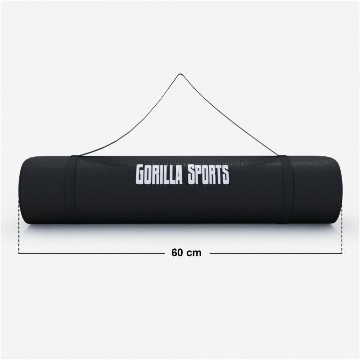 Yogamatte in verschiedenen Farben 190x60x1.5 cm - Gorilla Sports Schweiz
