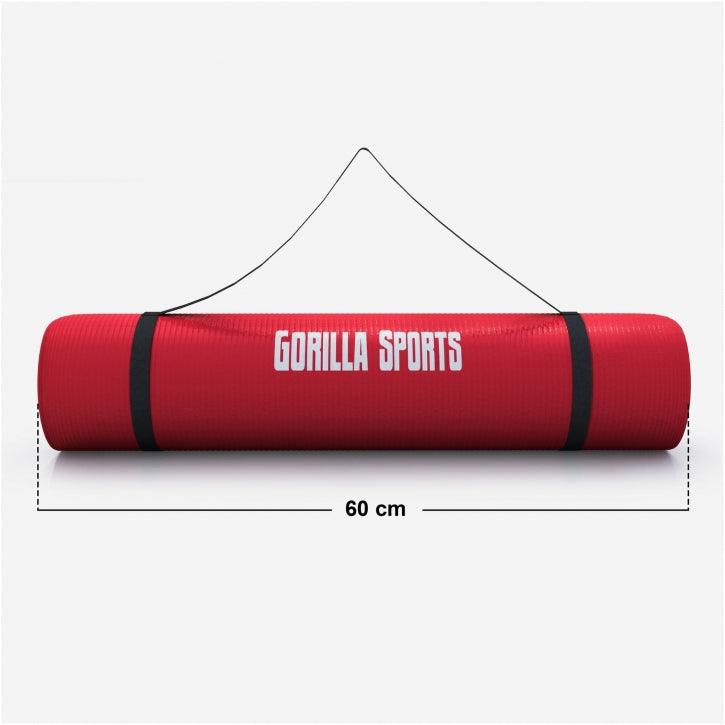 Yogamatte in verschiedenen Farben 190x60x1.5 cm - Gorilla Sports Schweiz