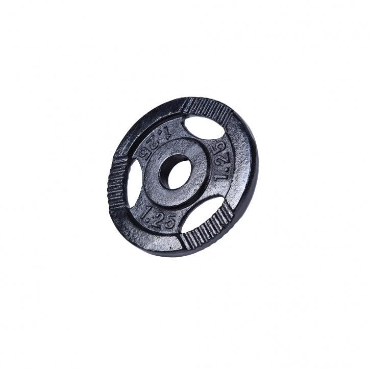 Hantelscheibe Guss Gripper Schwarz 0.5-20 KG - Gorilla Sports Schweiz