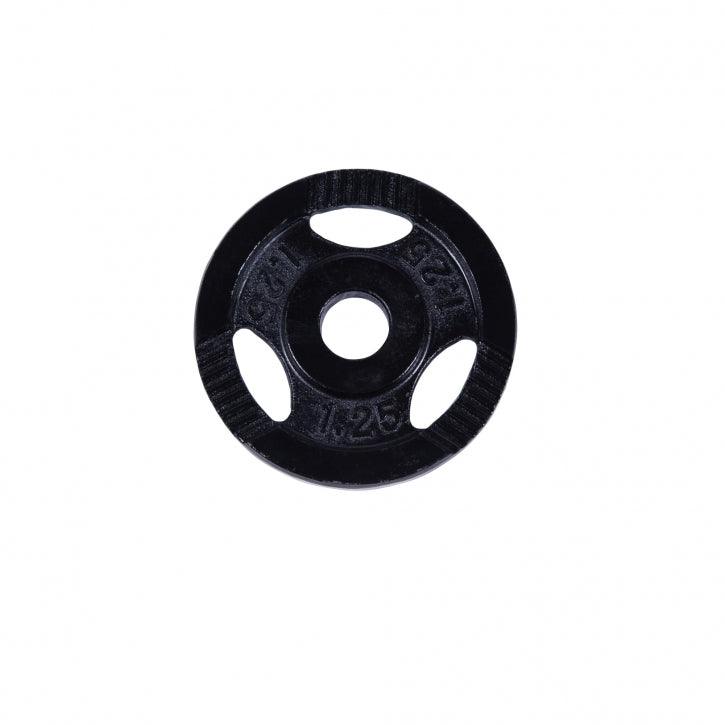 Hantelscheibe Guss Gripper Schwarz 0.5-20 KG - Gorilla Sports Schweiz