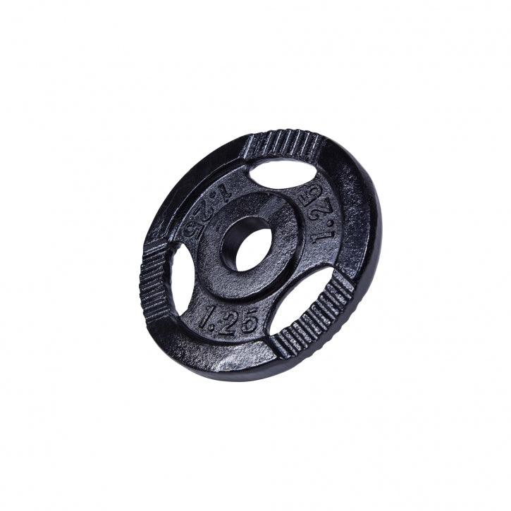 Hantelscheibe Guss Gripper Schwarz 0.5-20 KG - Gorilla Sports Schweiz