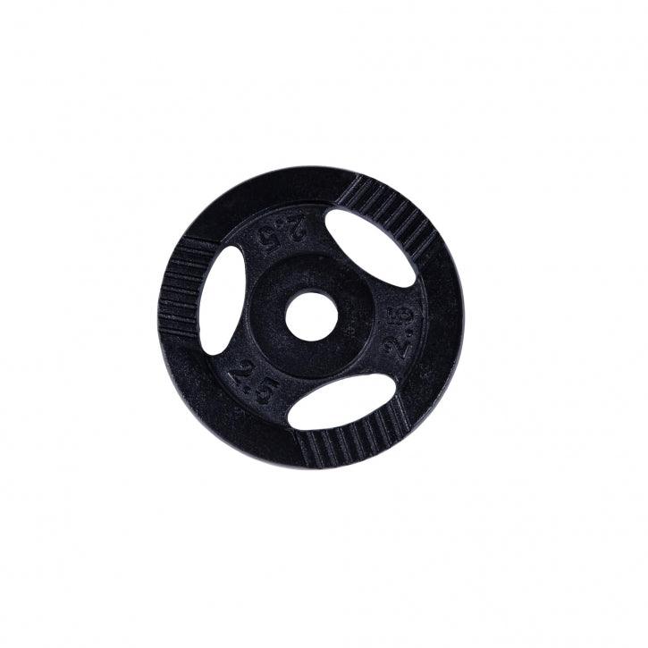 Hantelscheibe Guss Gripper Schwarz 0.5-20 KG - Gorilla Sports Schweiz