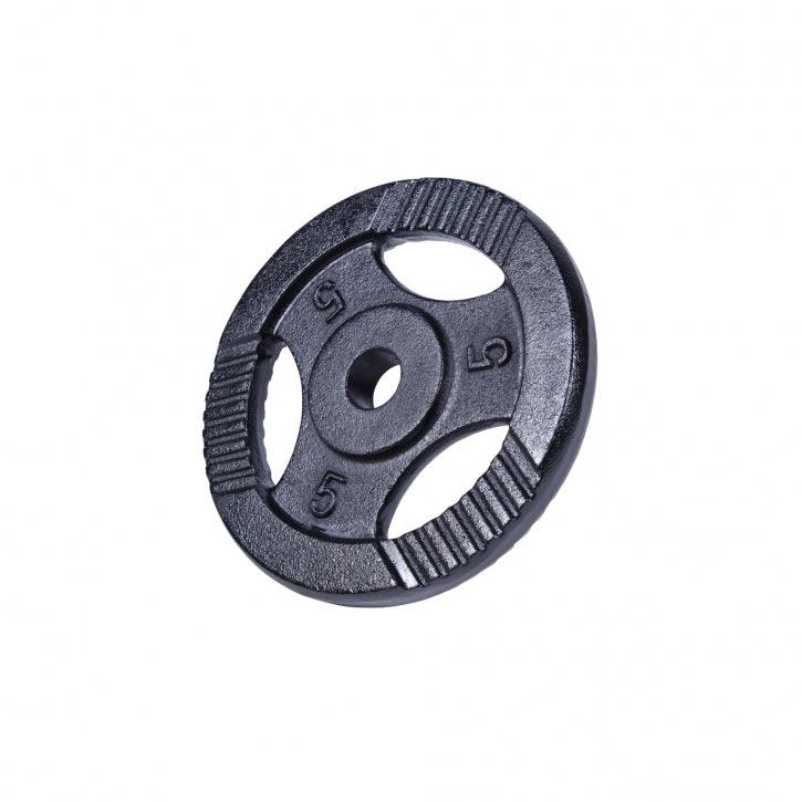 Hantelscheibe Guss Gripper Schwarz 0.5-20 KG - Gorilla Sports Schweiz