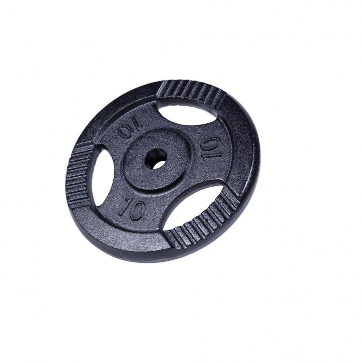 Hantelscheibe Guss Gripper Schwarz 0.5-20 KG - Gorilla Sports Schweiz