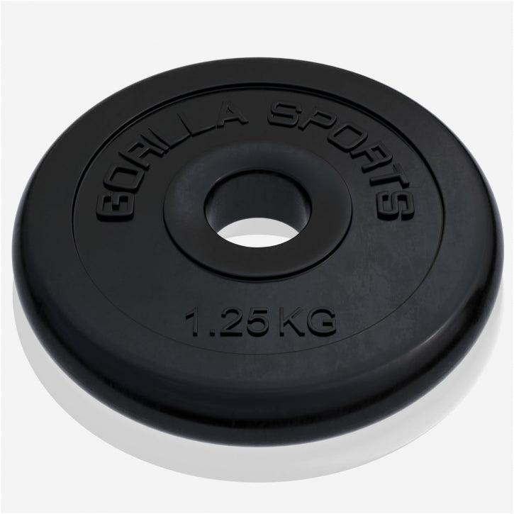 Hantelscheibenset Gummi 30 kg - 2 x 15 kg - Gorilla Sports Schweiz