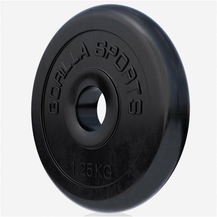 Hantelscheibenset Gummi 30 kg - 2 x 15 kg - Gorilla Sports Schweiz
