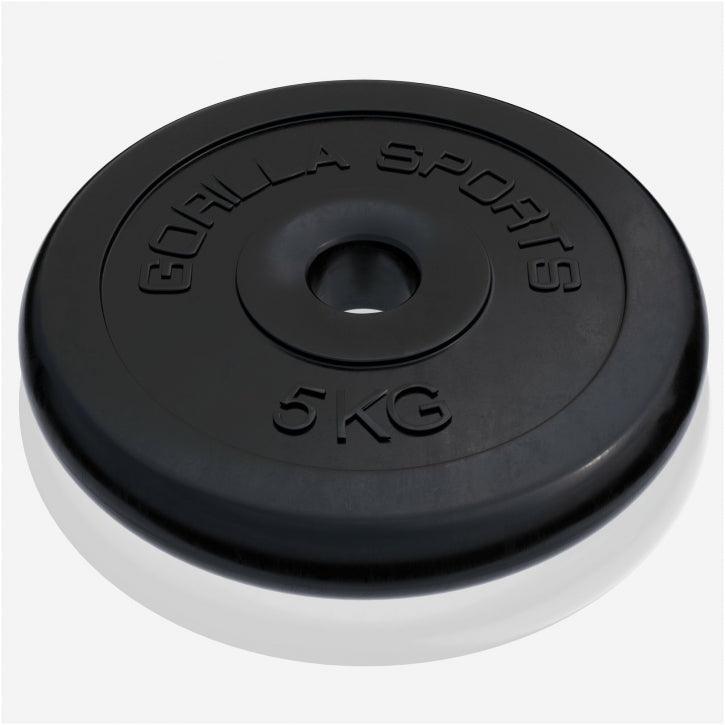Hantelscheibenset Gummi 30 kg - 2 x 15 kg - Gorilla Sports Schweiz