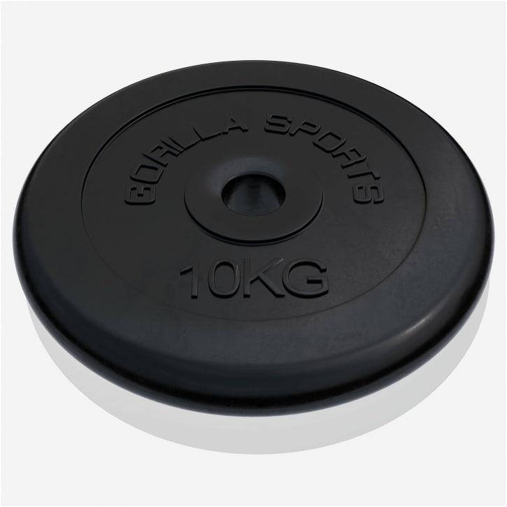 Hantelscheibenset Gummi 30 kg - 2 x 15 kg - Gorilla Sports Schweiz