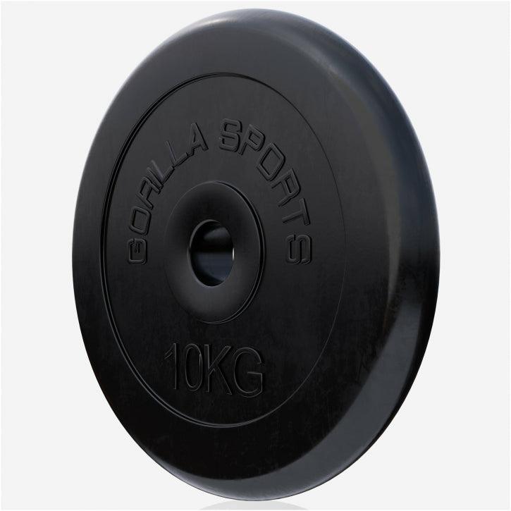 Hantelscheibenset Gummi 30 kg - 2 x 15 kg - Gorilla Sports Schweiz