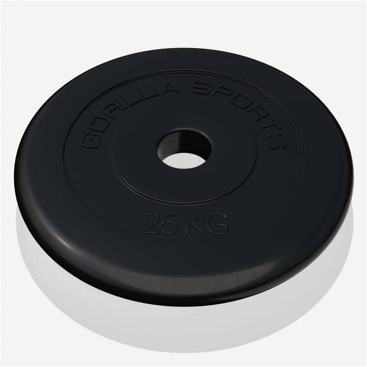 Hantelscheibenset Gummi 30 kg - 2 x 15 kg - Gorilla Sports Schweiz