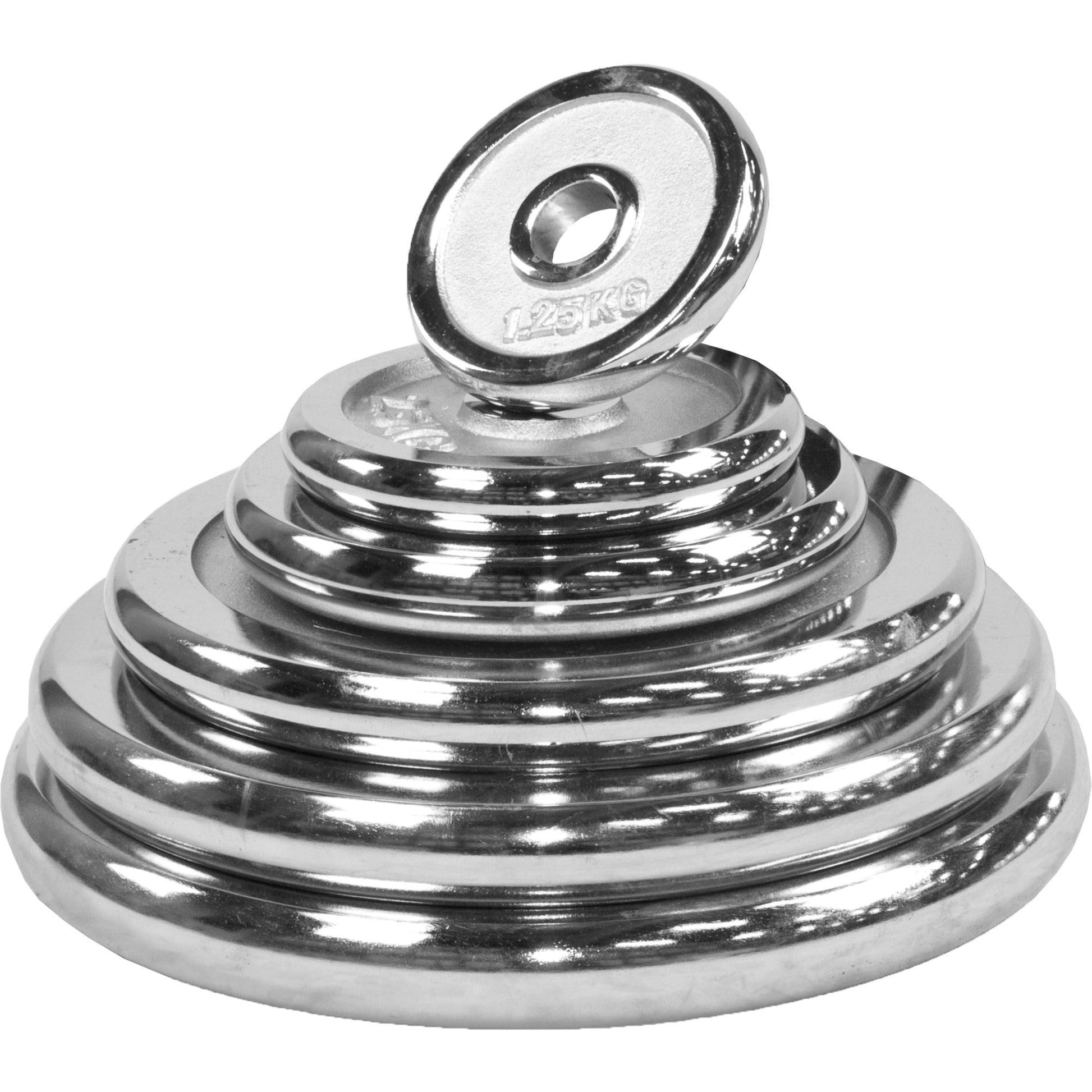 SZ-Curlset Chrom 35 kg - Gorilla Sports Schweiz