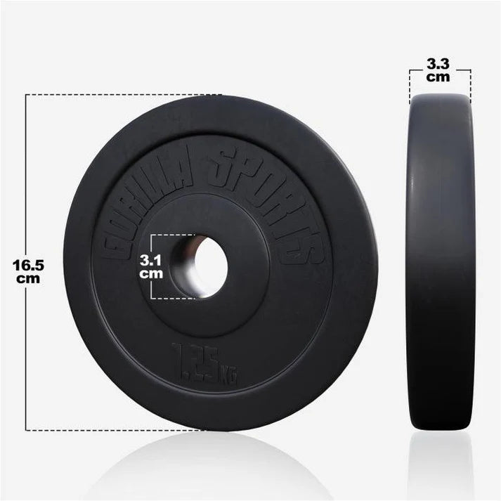Disques de poids en plastique 1,25-15 KG