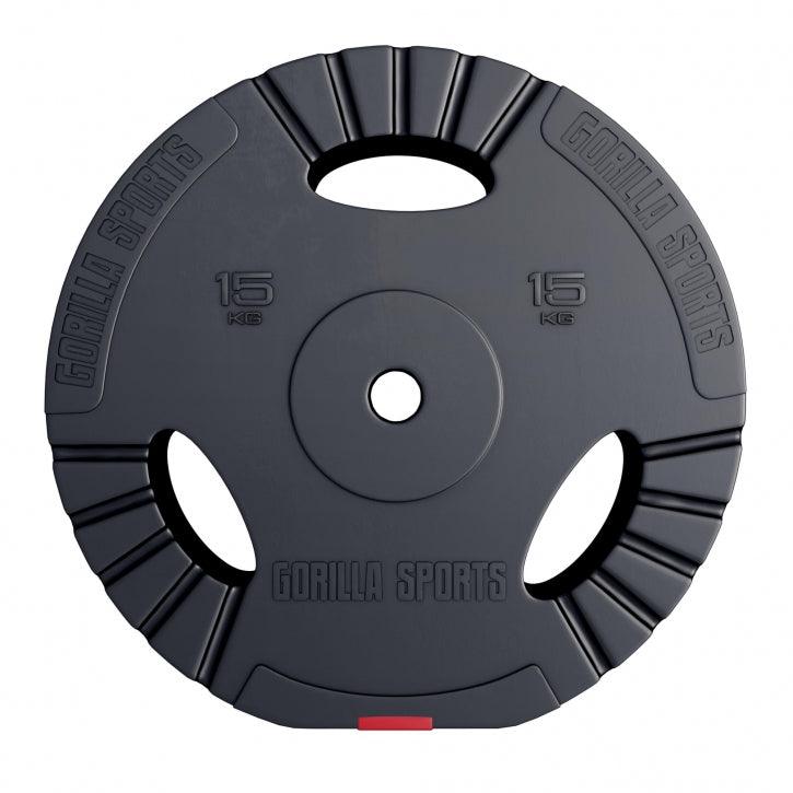Gripper Kunststoff Hantelscheiben 1.25 - 15 KG - Gorilla Sports Schweiz