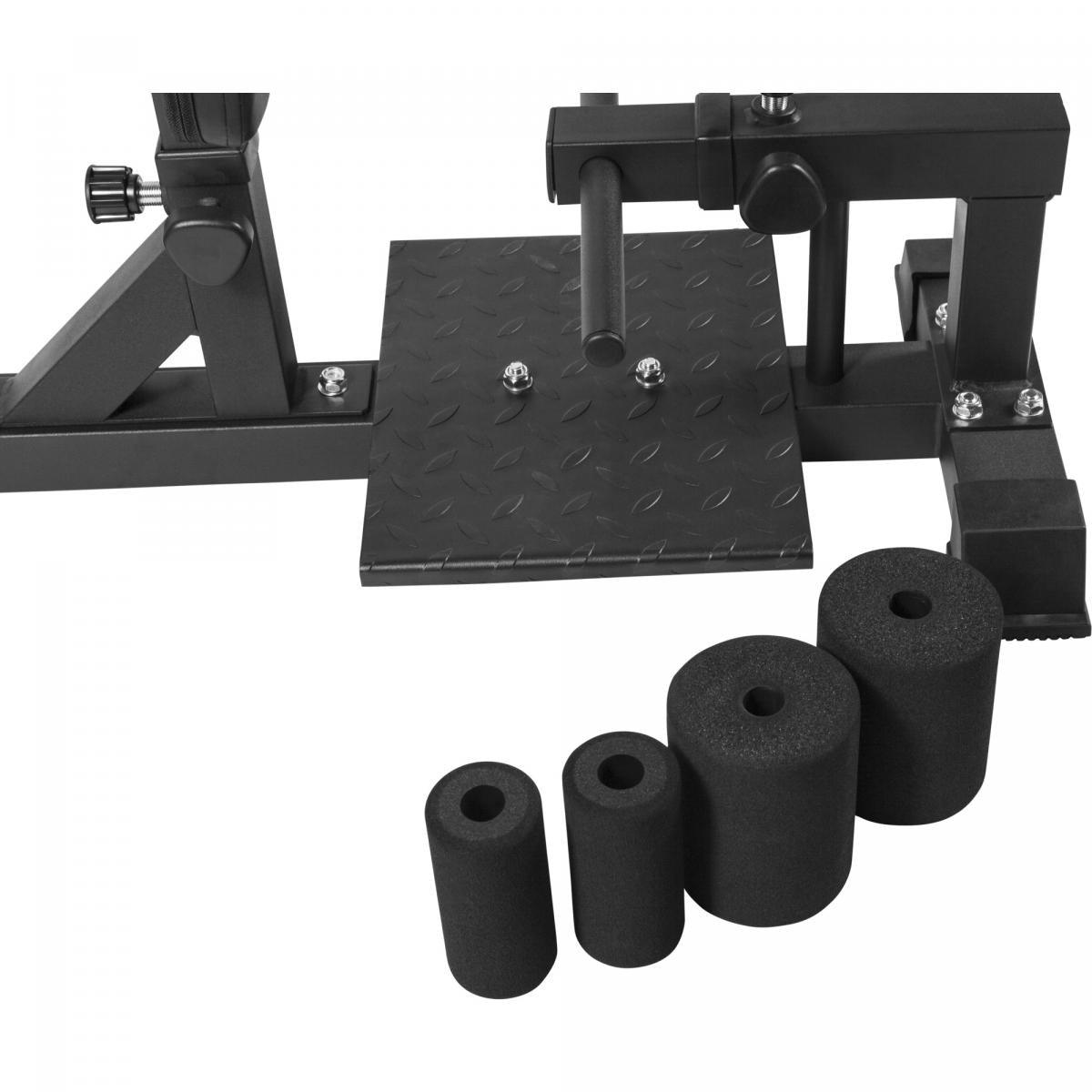 Kniebeugentrainer SISSY SQUAT BENCH Schwarz - Gorilla Sports Schweiz