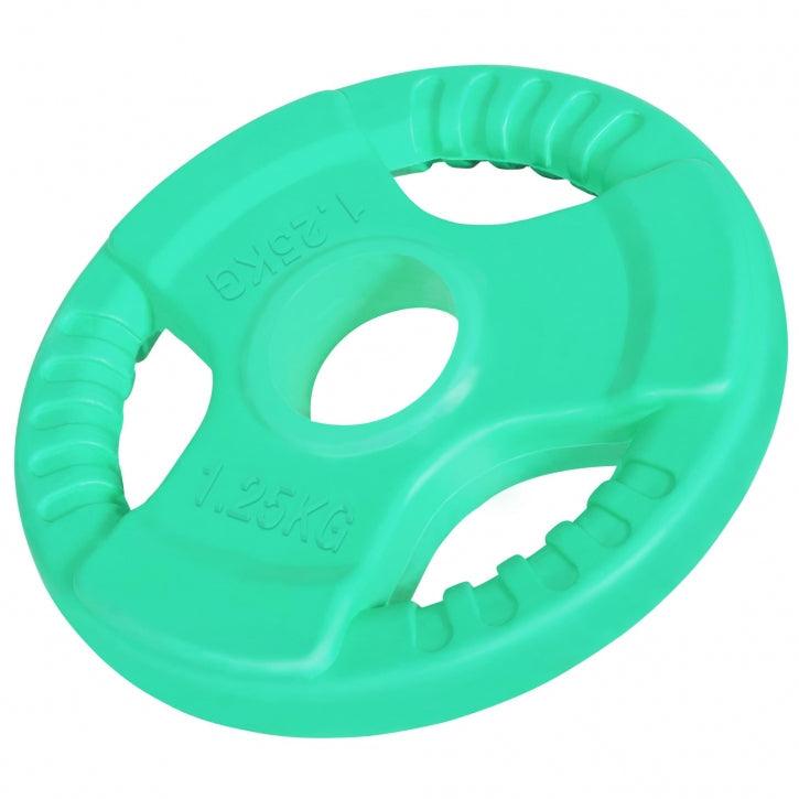 Hantelscheibe 50/51mm Olympia Gummi Gripper 1.25-30 KG - Gorilla Sports Schweiz