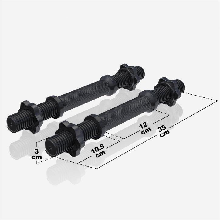 Kurzhantelstangen 2er Set 35 cm mit Sternverschluss - Gorilla Sports Schweiz