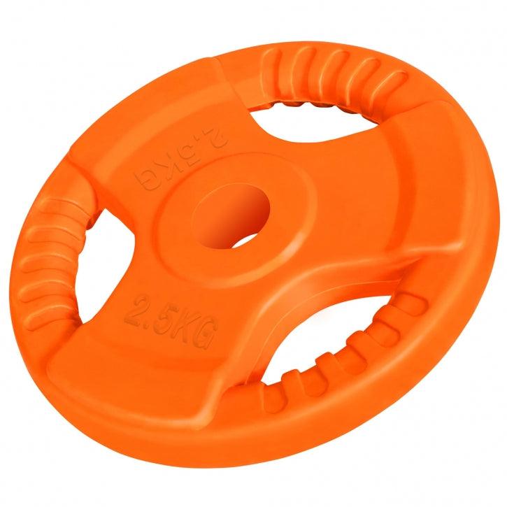 Hantelscheibe 30/31 mm Gummi Gripper 1.25-30 KG - Gorilla Sports Schweiz