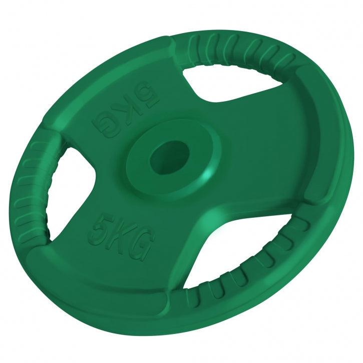Hantelscheibe 30/31 mm Gummi Gripper 1.25-30 KG - Gorilla Sports Schweiz