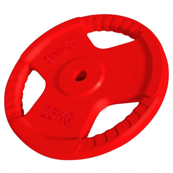 Hantelscheibe 30/31 mm Gummi Gripper 1.25-30 KG - Gorilla Sports Schweiz