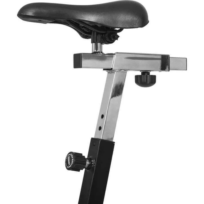 Vélo d'intérieur avec pédalier noir/rouge