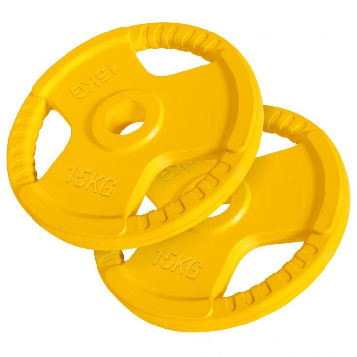 Hantelscheibe 50/51mm Olympia Gummi Gripper 1.25-30 KG - Gorilla Sports Schweiz