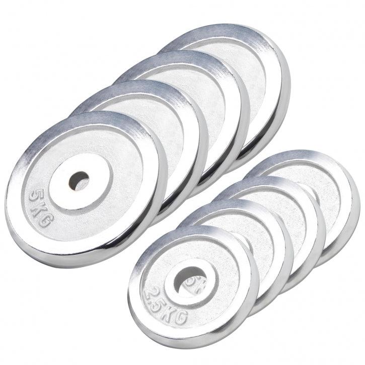 Hantelscheibe Chrom 0.5-30 KG - Gorilla Sports Schweiz