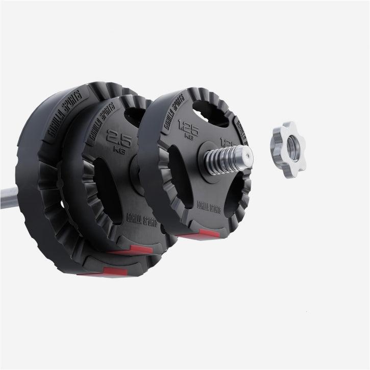 Gripper Kunststoff Hantelscheiben 1.25 - 15 KG - Gorilla Sports Schweiz