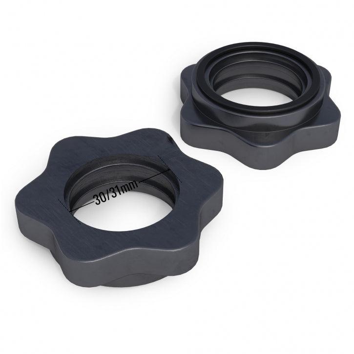 2 Sternverschlüsse für 30/31mm Hantelstangen (1 Paar) - Gorilla Sports - Gorilla Sports Schweiz