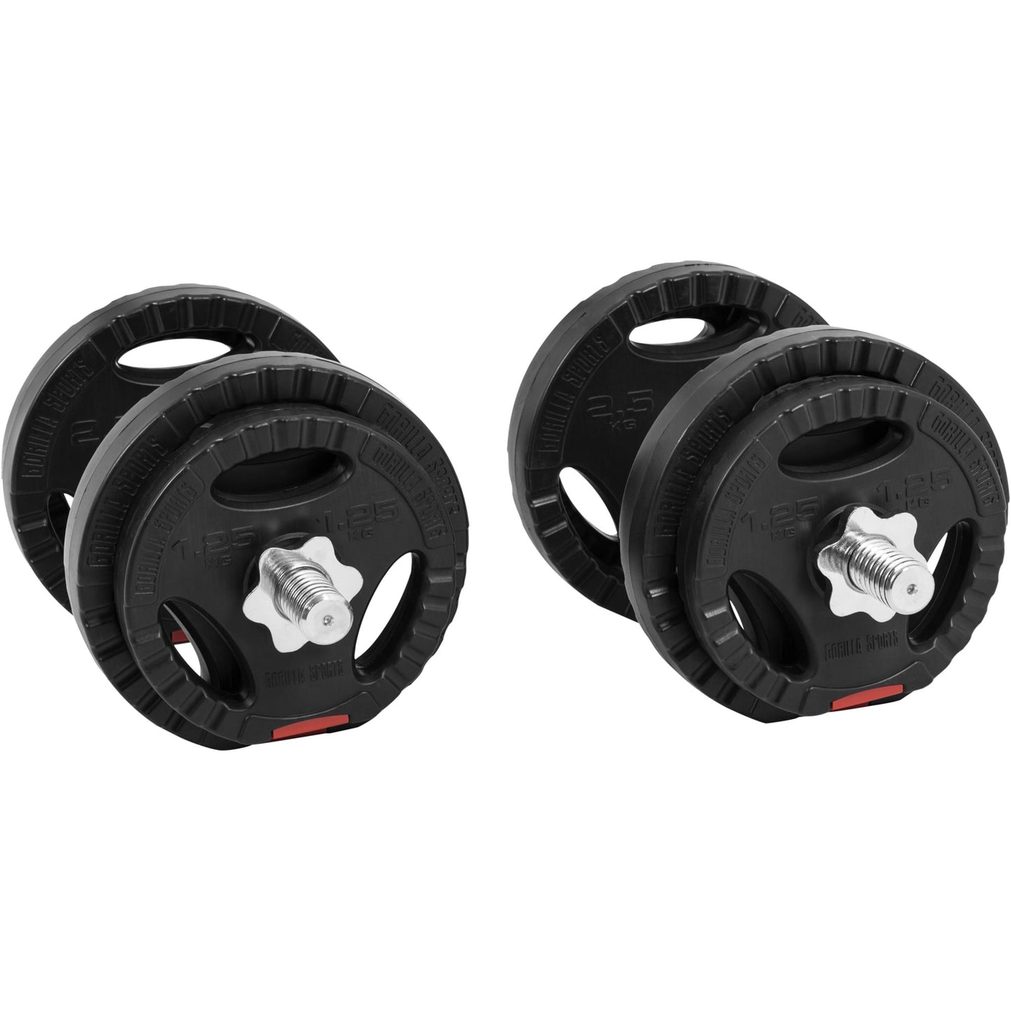 Kurzhantelset Kunststoff Gripper 20 kg - Gorilla Sports Schweiz
