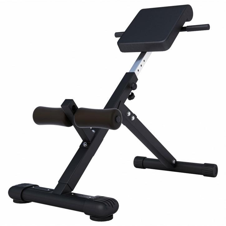 Bauch- / Rückentrainer klappbar weiss/schwarz - Gorilla Sports Schweiz