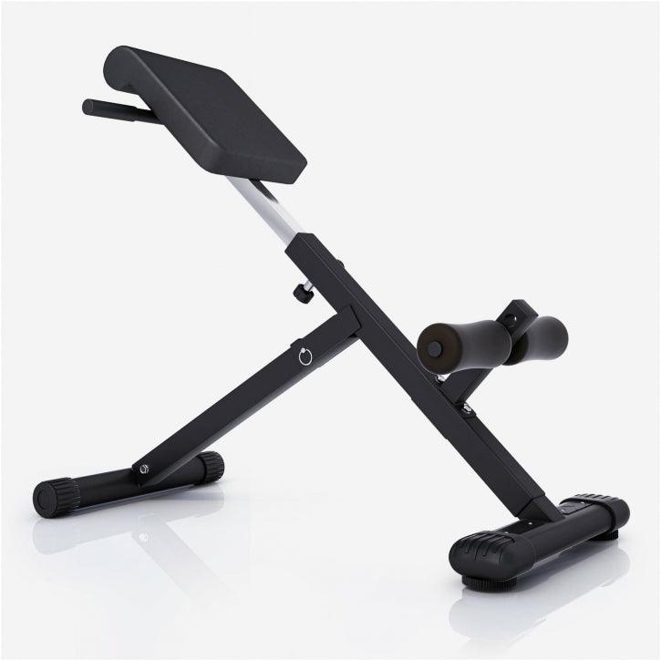Bauch- / Rückentrainer klappbar weiss/schwarz - Gorilla Sports Schweiz