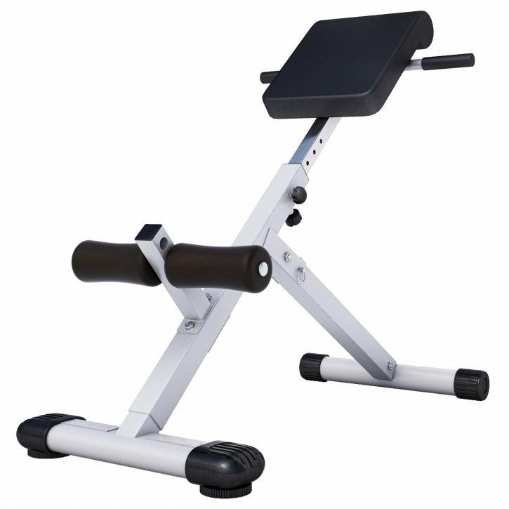 Bauch- / Rückentrainer klappbar weiss/schwarz - Gorilla Sports Schweiz