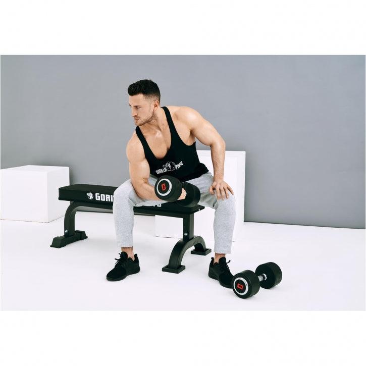 Kurzhantel Profi Gummi 2.5-50 KG - Gorilla Sports Schweiz