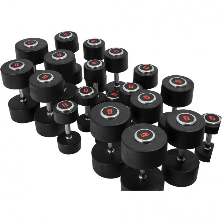 Kurzhantel Profi Gummi 2.5-50 KG - Gorilla Sports Schweiz
