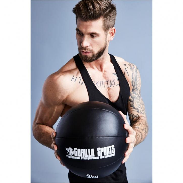 Kunstleder Medizinball 1-10 KG - Gorilla Sports - Gorilla Sports Schweiz