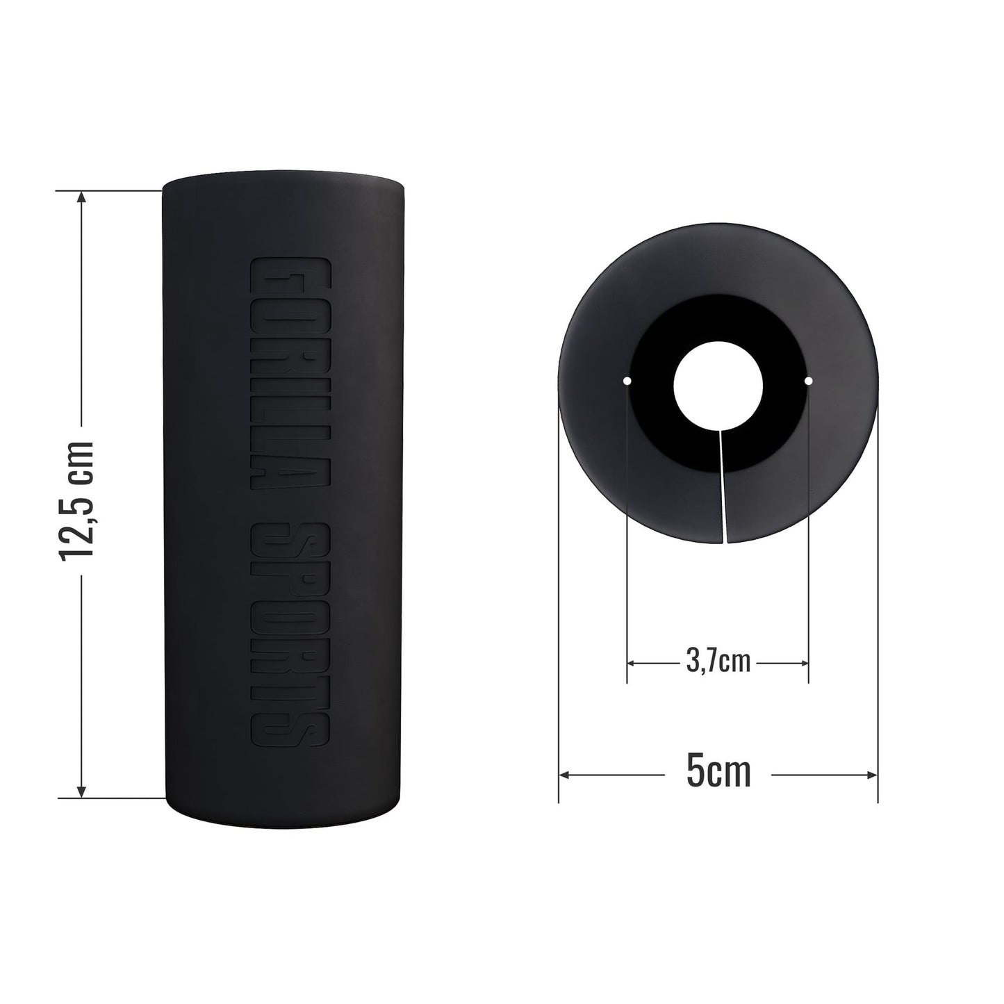 Grips Hantelgriffe Schwarz - Gorilla Sports Schweiz